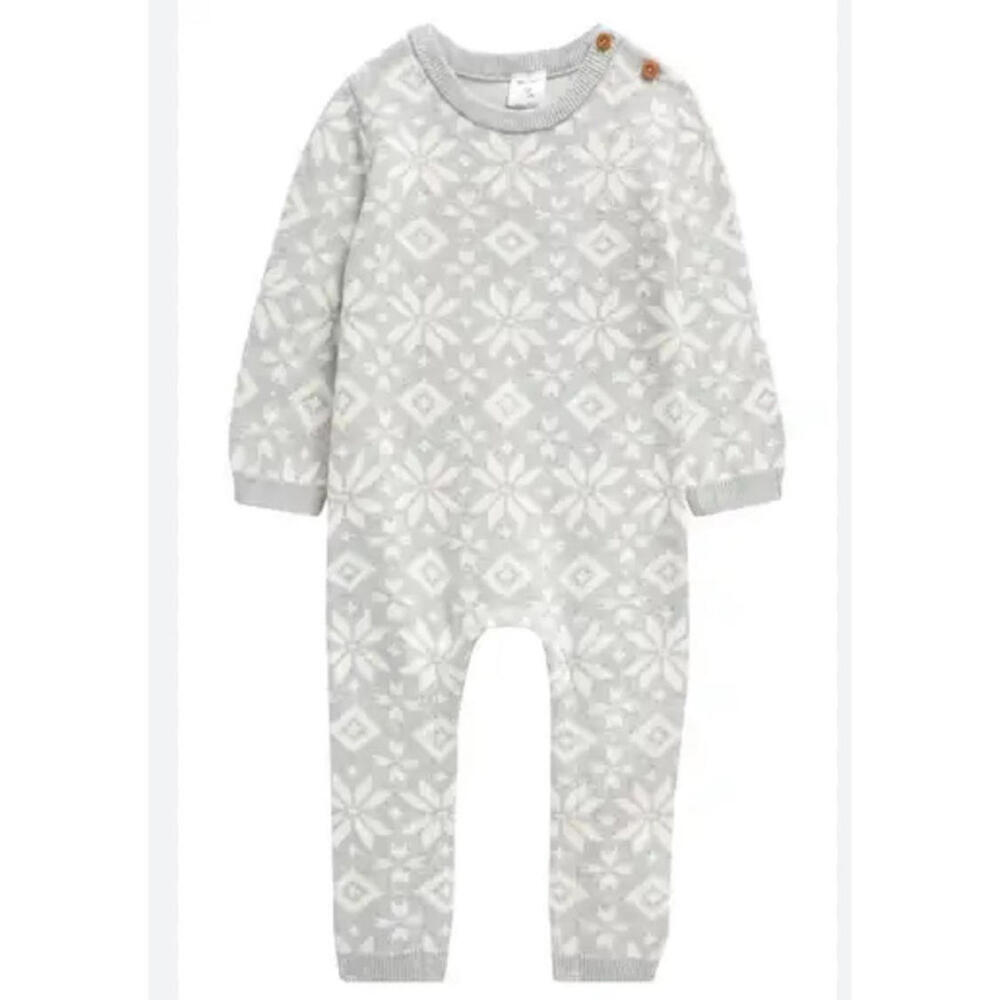 Nordstrom Sweater Baby Bodysuit Cozy Romper Christmas, Holiday 6 Months